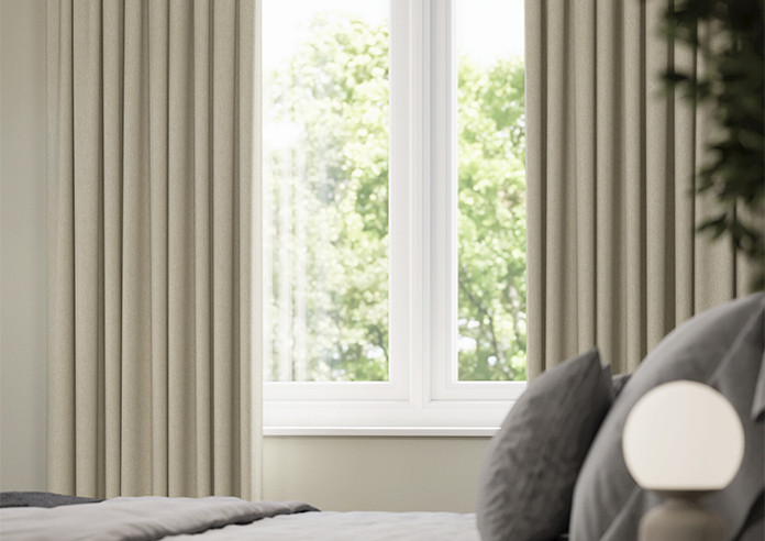 Harris, Light Khaki - Made to Measure Curtains - Image 5